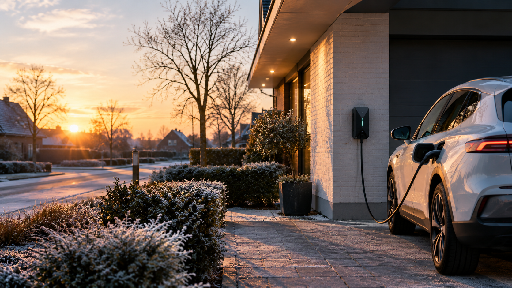 Laadpaal bij een woning, moment van overstappen naar een andere inboekdienstverlener